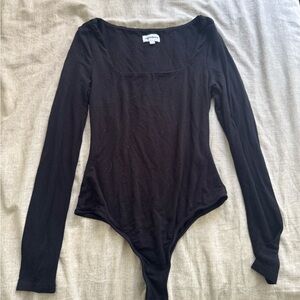 Superdown Black Bodysuit